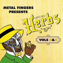 Cargar imagen en el visor de la galería, MF DOOM: Metal Fingers Presents Special Herbs Vol. 3 & 4 2LP