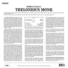 Cargar imagen en el visor de la galería, Thelonious Monk: Brilliant Corners LP