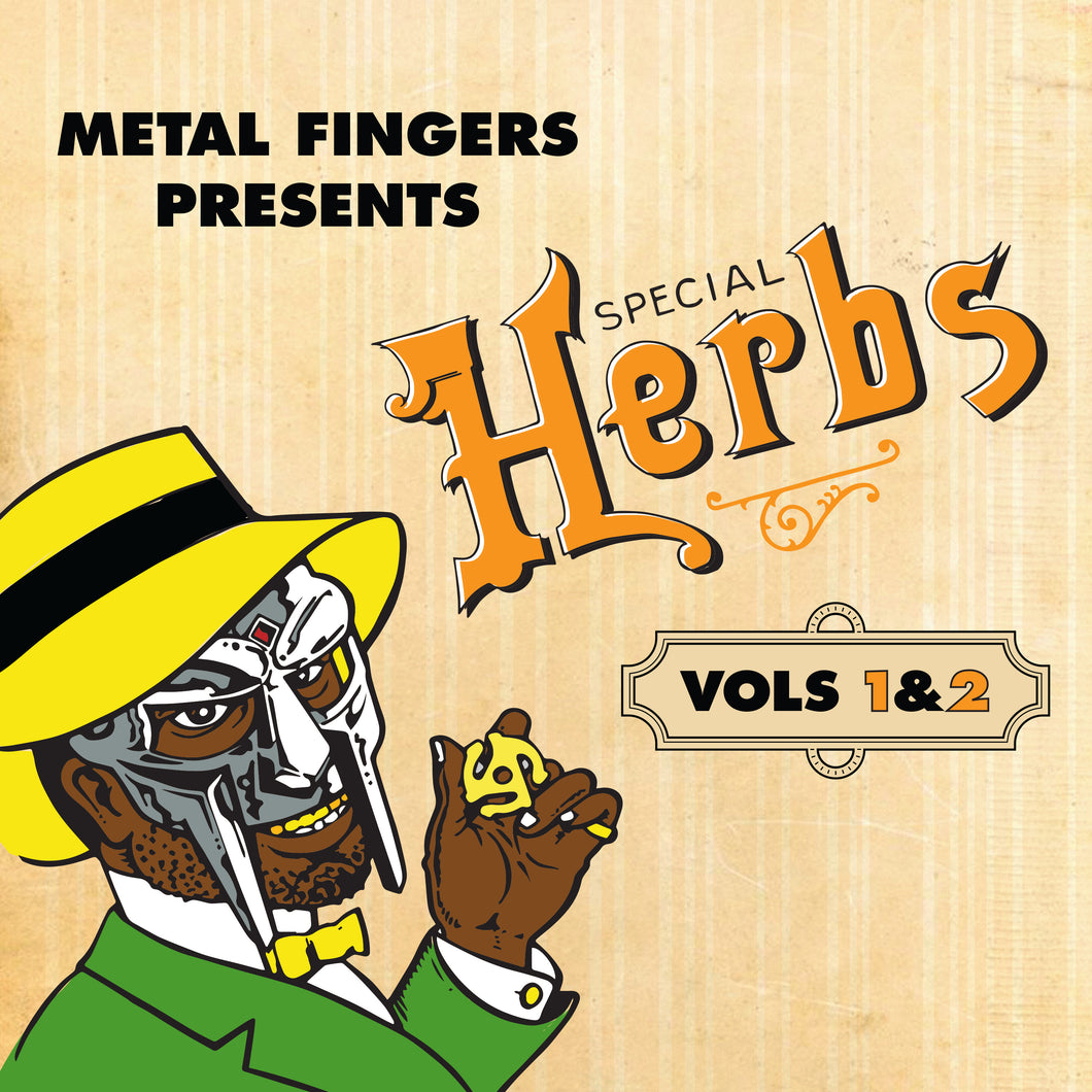 MF DOOM: Metal Fingers Presents Special Herbs Vol. 1 & 2 2LP