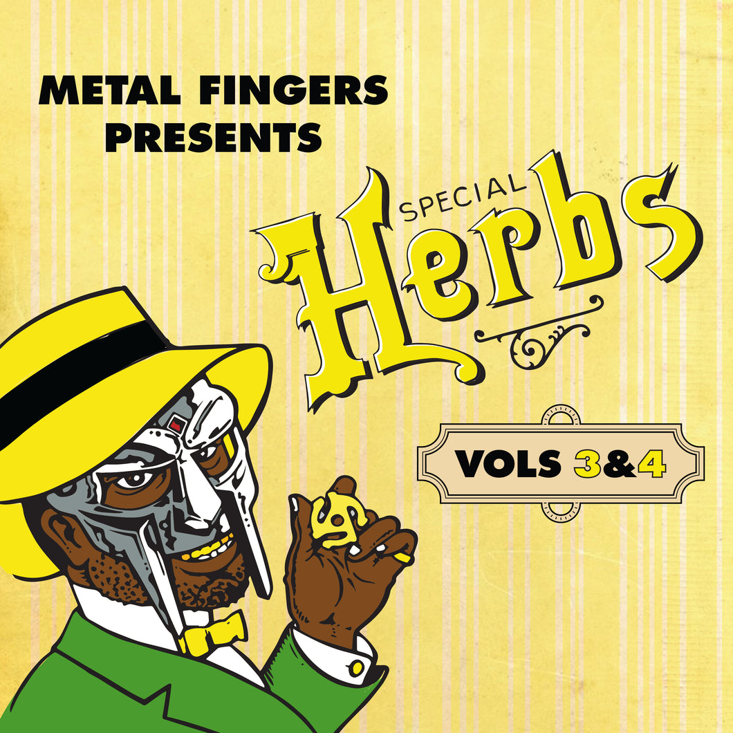 MF DOOM: Metal Fingers Presents Special Herbs Vol. 3 & 4 2LP