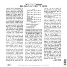 Cargar imagen en el visor de la galería, Ornette Coleman: The Shape of Jazz to Come LP
