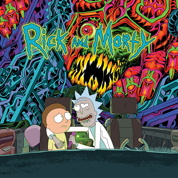 The Rick and Morty Soundtrack (Green & Orange Colored Vinyl) 2LP